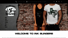 What Inkslingerstshirts.com website looked like in 2020 (4 years ago)
