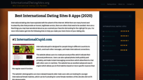 What Internationaldatingsites.org website looked like in 2020 (4 years ago)