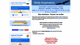 What Inspiration-daily.com website looked like in 2020 (4 years ago)