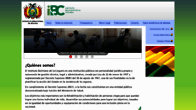 What Ibc.gob.bo website looked like in 2020 (4 years ago)