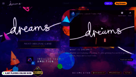 What Indreams.me website looked like in 2020 (4 years ago)