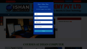 What Ishaninfo.com website looked like in 2020 (4 years ago)
