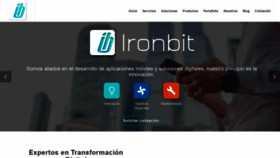 What Ironbit.com.mx website looked like in 2020 (4 years ago)