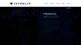 What Interlat.net website looked like in 2020 (4 years ago)