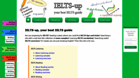 What Ielts-up.com website looked like in 2020 (4 years ago)