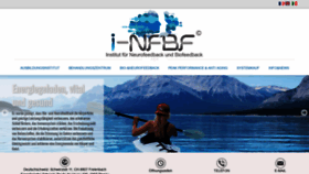 What I-nfbf.ch website looked like in 2020 (4 years ago)