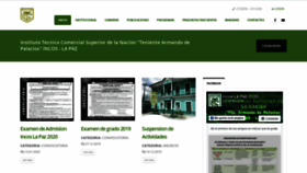 What Incoslapaz.com website looked like in 2020 (4 years ago)