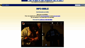 What Info-bible.org website looked like in 2020 (4 years ago)