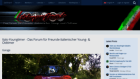 What Italo-youngtimer.de website looked like in 2020 (4 years ago)