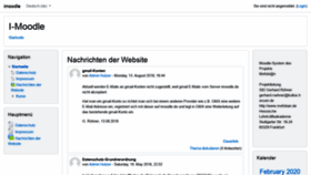 What Imoodle.de website looked like in 2020 (4 years ago)