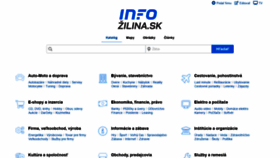 What Info-zilina.sk website looked like in 2020 (4 years ago)