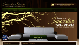 What Innovativestencils.com website looked like in 2020 (4 years ago)