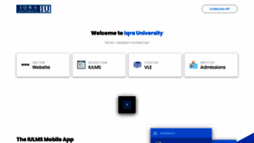 What Iulms.iunc.edu.pk website looked like in 2020 (4 years ago)