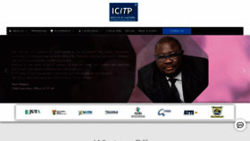 What Icitp.org.za website looked like in 2020 (4 years ago)