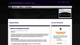What Interoperabilitygrants.info website looked like in 2020 (5 years ago)