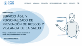 What Igsprevencion.com website looked like in 2020 (4 years ago)