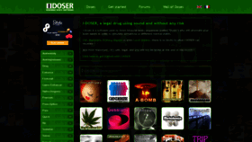 What Idoser.net website looked like in 2020 (4 years ago)