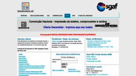 What Igrejaquadrangular.org.br website looked like in 2020 (4 years ago)
