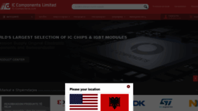 What Ic-components.al website looked like in 2020 (5 years ago)