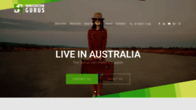 What Immigrationgurus.com.au website looked like in 2020 (4 years ago)