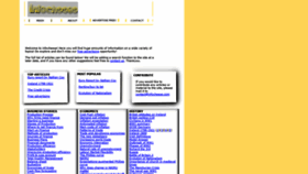 What Infocheese.com website looked like in 2020 (4 years ago)