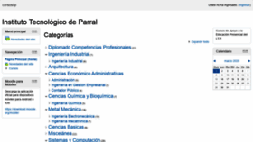 What Itparral.edu.mx website looked like in 2020 (4 years ago)