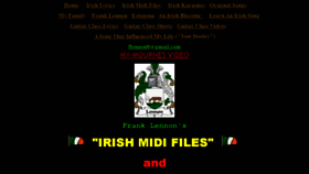 What Irishmidifiles.ie website looked like in 2020 (5 years ago)