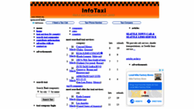 What Infotaxi.org website looked like in 2020 (4 years ago)