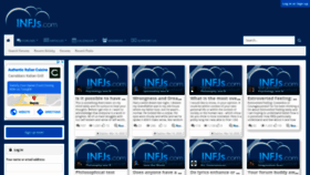 What Infjs.com website looked like in 2020 (4 years ago)