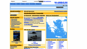 What In-greece.de website looked like in 2020 (4 years ago)
