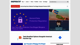 What Inspiratif-ku.com website looked like in 2020 (4 years ago)