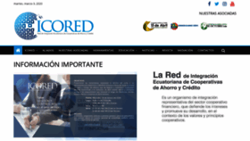 What Icored.coop website looked like in 2020 (4 years ago)