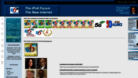 What Ipv6forum.com website looked like in 2020 (4 years ago)
