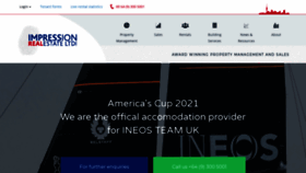 What Impression.co.nz website looked like in 2020 (4 years ago)