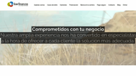 What Iberfinancia.es website looked like in 2020 (4 years ago)