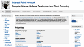 What Interactpoint.net website looked like in 2020 (4 years ago)