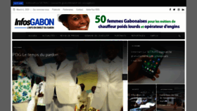What Infosgabon.com website looked like in 2020 (4 years ago)
