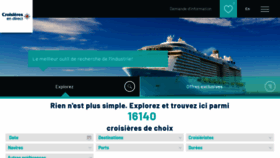 What Infocroisiere.com website looked like in 2020 (4 years ago)