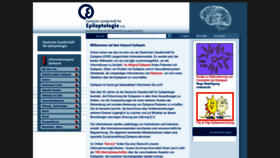 What Izepilepsie.de website looked like in 2020 (4 years ago)