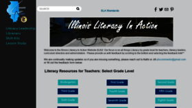 What Illinoisliteracyinaction.org website looked like in 2020 (4 years ago)
