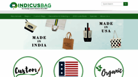 What Indicusbag.com website looked like in 2020 (4 years ago)