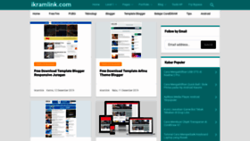 What Ikramlink.com website looked like in 2020 (4 years ago)