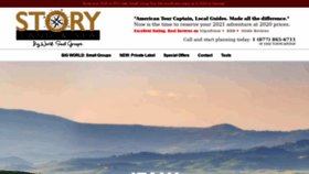 What Italystory.com website looked like in 2020 (4 years ago)
