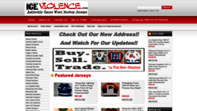 What Iceviolence.com website looked like in 2020 (4 years ago)