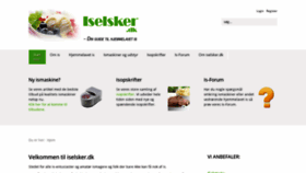 What Iselsker.dk website looked like in 2020 (4 years ago)
