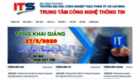 What Its.hufi.edu.vn website looked like in 2020 (4 years ago)