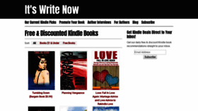 What Itswritenow.com website looked like in 2020 (4 years ago)