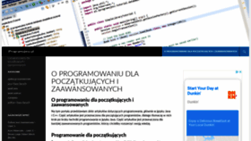 What Iprogramujesz.pl website looked like in 2020 (4 years ago)