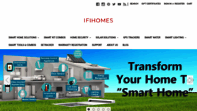 What Ifihomes.com website looked like in 2020 (4 years ago)