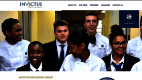 What Invictuseducation.co website looked like in 2020 (4 years ago)